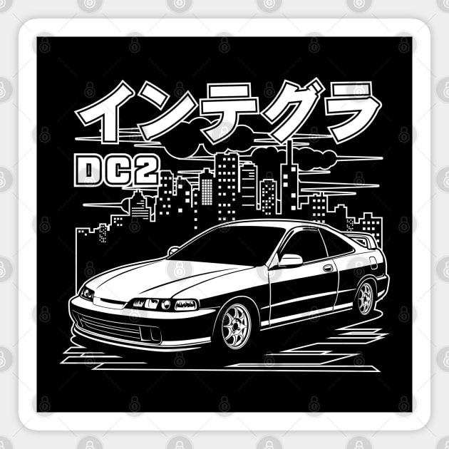 Honda Integra DC2 Type R Magnet by idrdesign